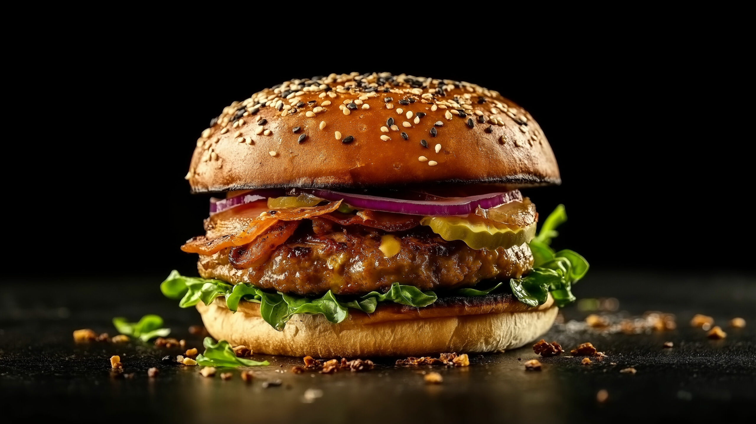 thefamily_Food_photography_Hamburger_–ar_169_–style_raw_–sre_2c5922f1-7754-48b9-a84e-a7f6c0d2758a